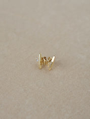 Gold Ida Bar Studs