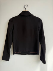 Vintage Bergdorf Goodman Black Wool Jacket