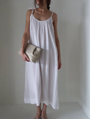 Ivory Organic Gauze Dress