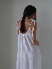Ivory Organic Gauze Dress