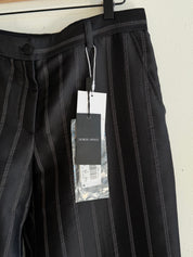Vintage Deadstock Giorgio Armani Wool/Silk Striped Pants