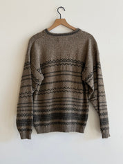 Vintage Bill Blass Men's Cotton Striped Sweater