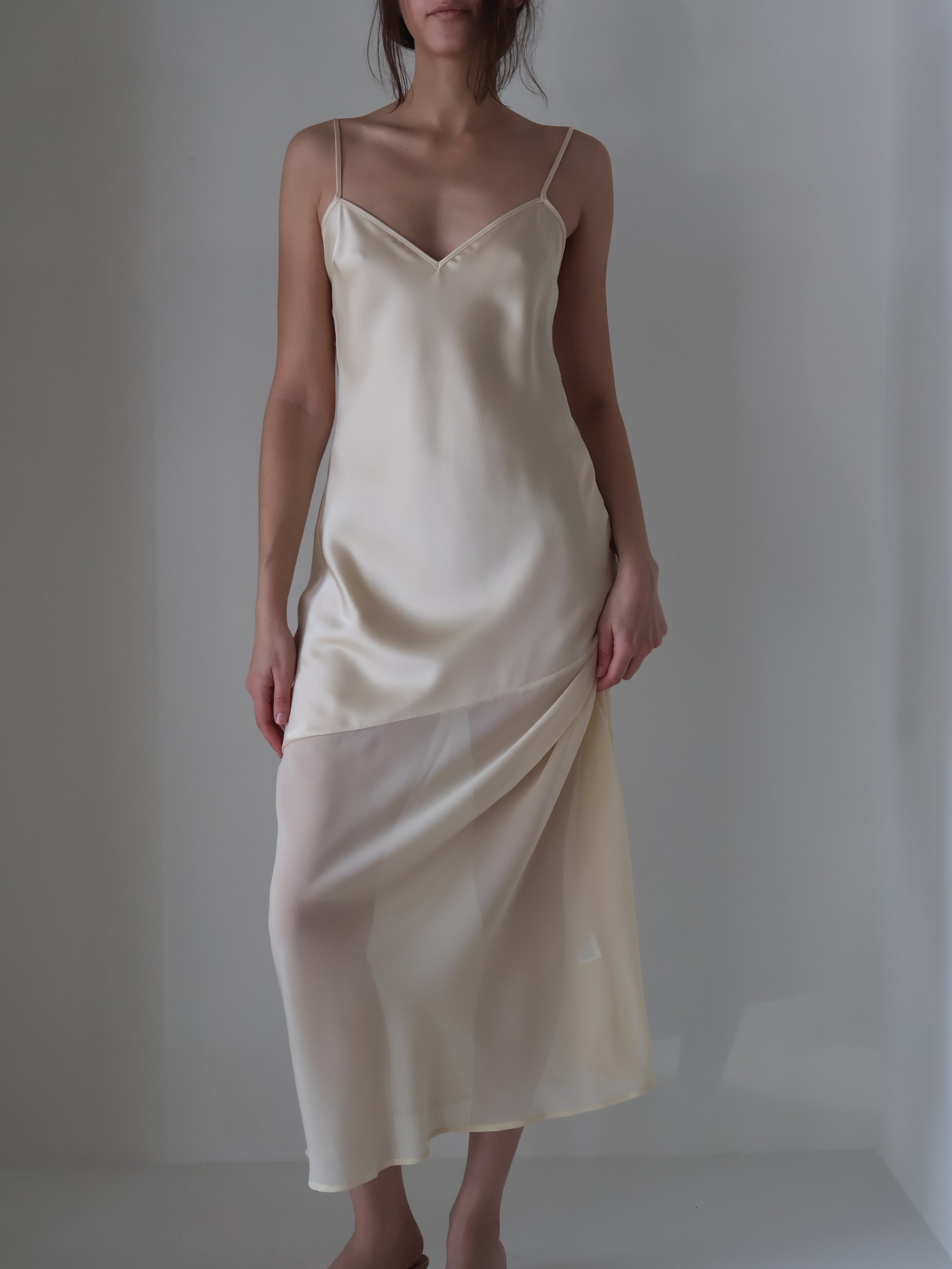 Ownley Buttercream Alize Midi Dress