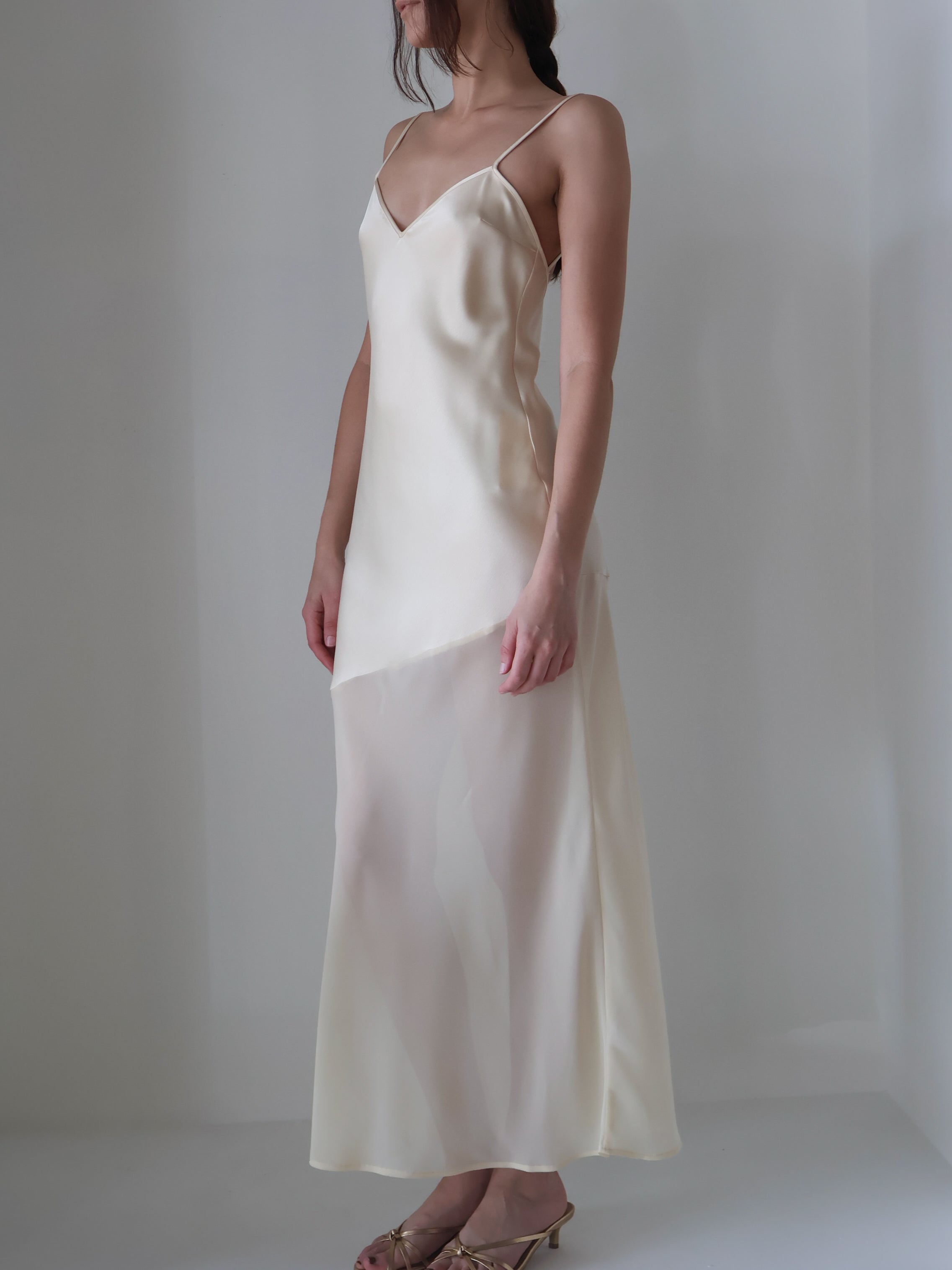 Ownley Buttercream Alize Midi Dress