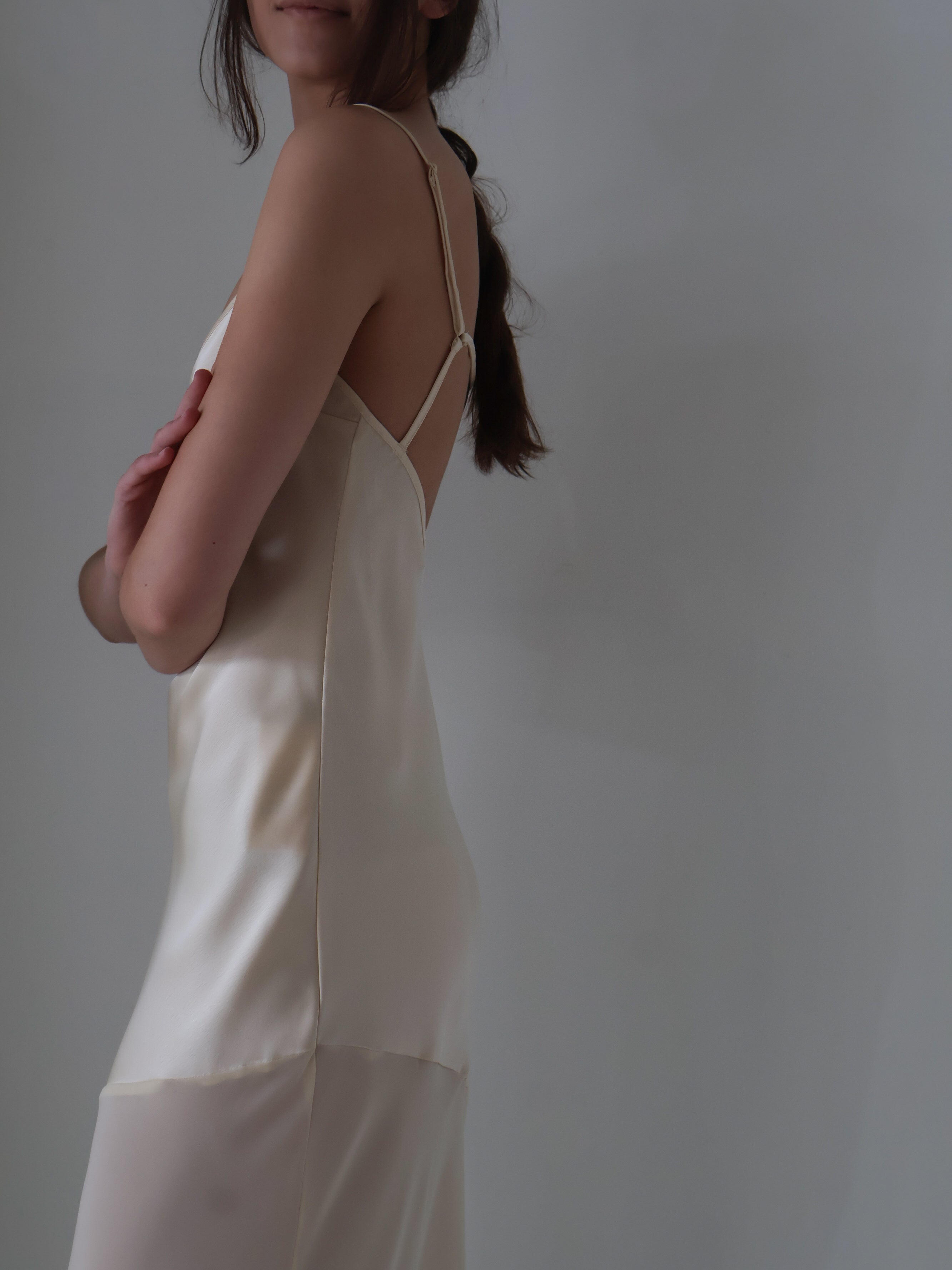 Ownley Buttercream Alize Midi Dress
