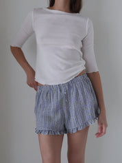 Ivory Ballet Pointelle Tee