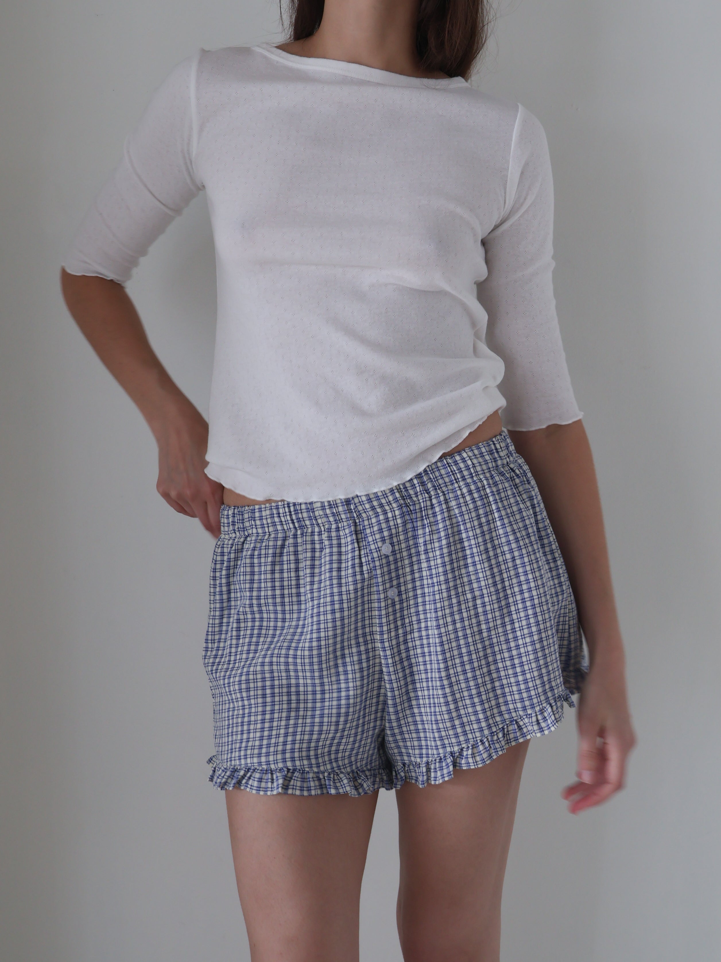 Ivory Ballet Pointelle Tee