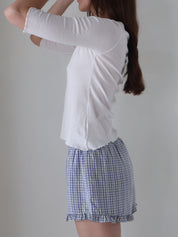 Ivory Ballet Pointelle Tee