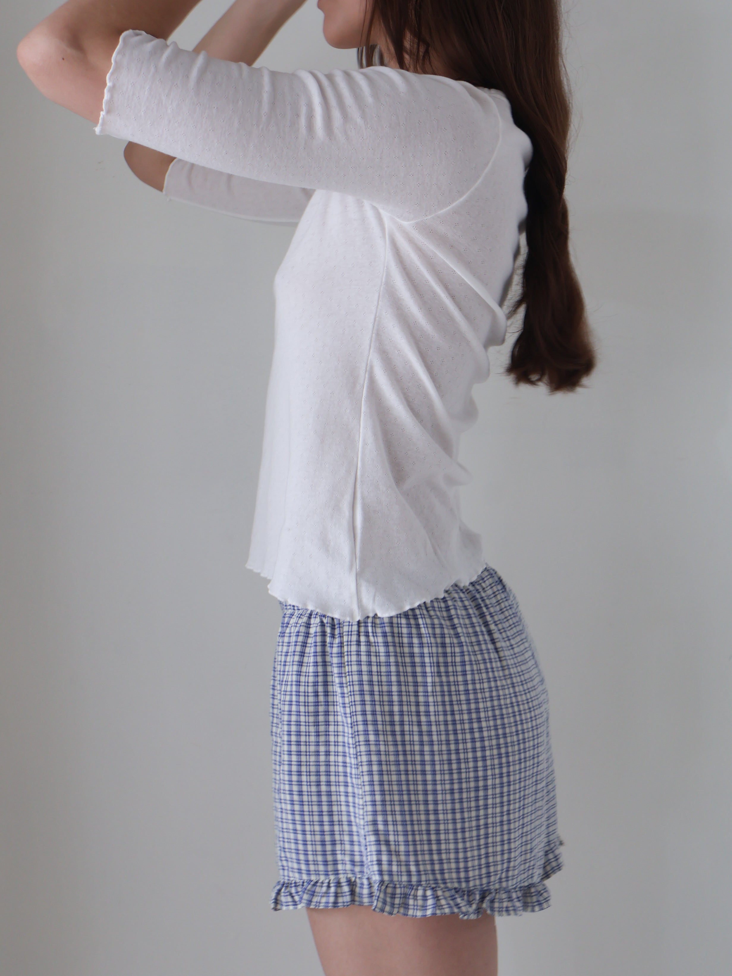Ivory Ballet Pointelle Tee