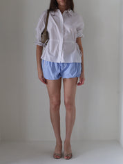 Calista Light Blue Bloomer Shorts