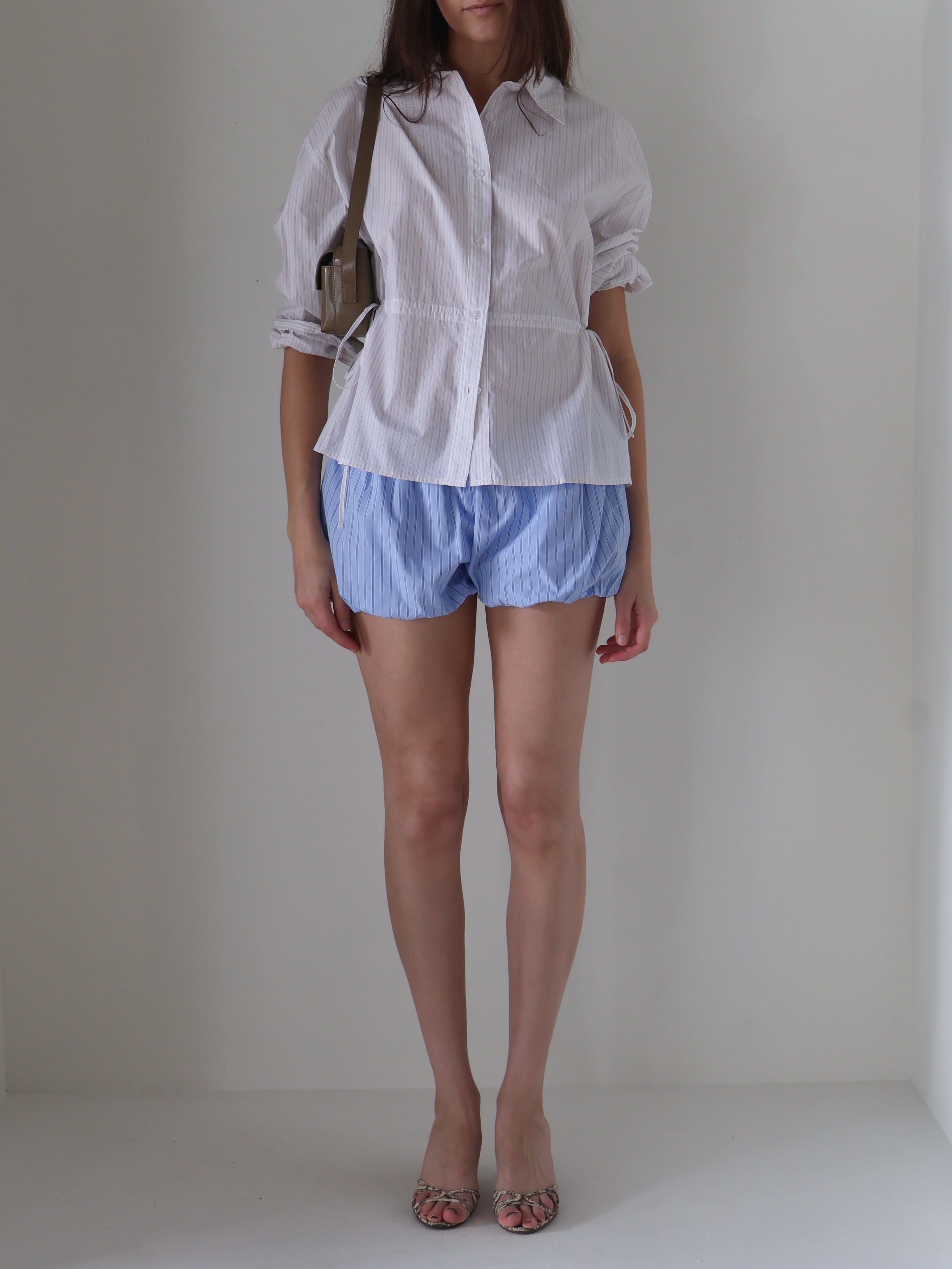 Calista Light Blue Bloomer Shorts