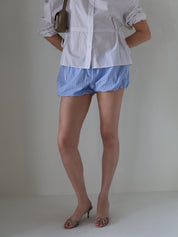 Calista Light Blue Bloomer Shorts