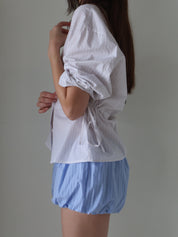 Calista Light Blue Bloomer Shorts