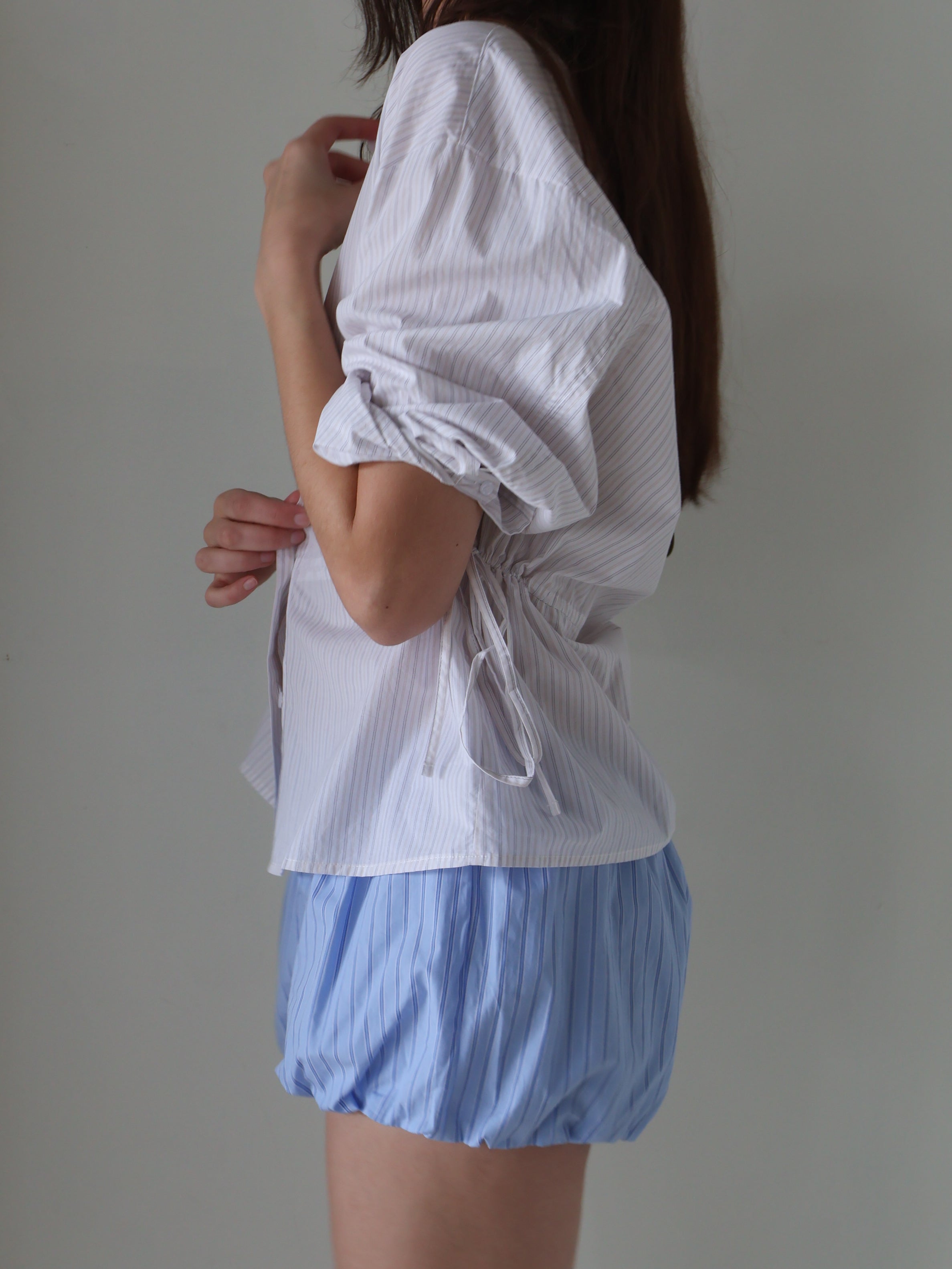 Calista Light Blue Bloomer Shorts