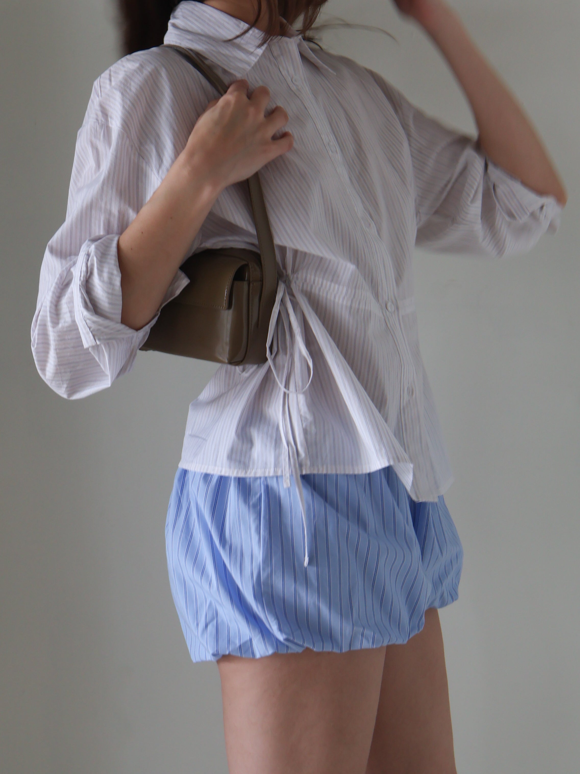 Calista Light Blue Bloomer Shorts