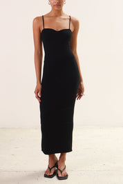 Trois Black Eva Dress