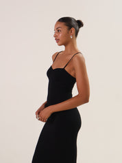 Trois Black Eva Dress