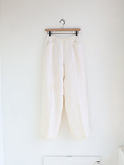 Vintage Bill Blass Ivory Linen Trousers