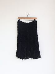 Vintage Fendi Tufted Crochet Skirt