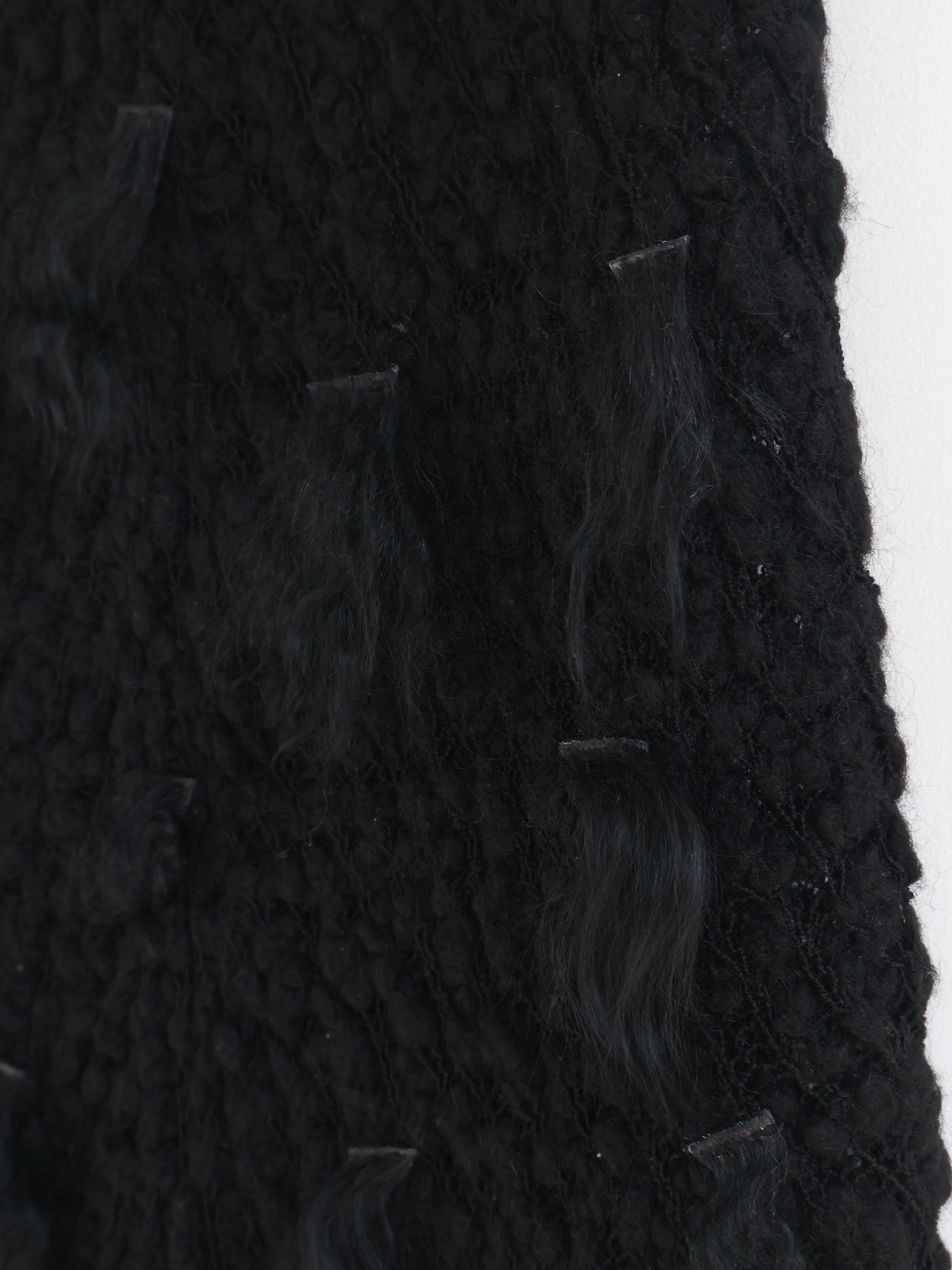 Vintage Fendi Tufted Crochet Skirt