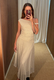 Ivory Polka Dot Ciarra Dress