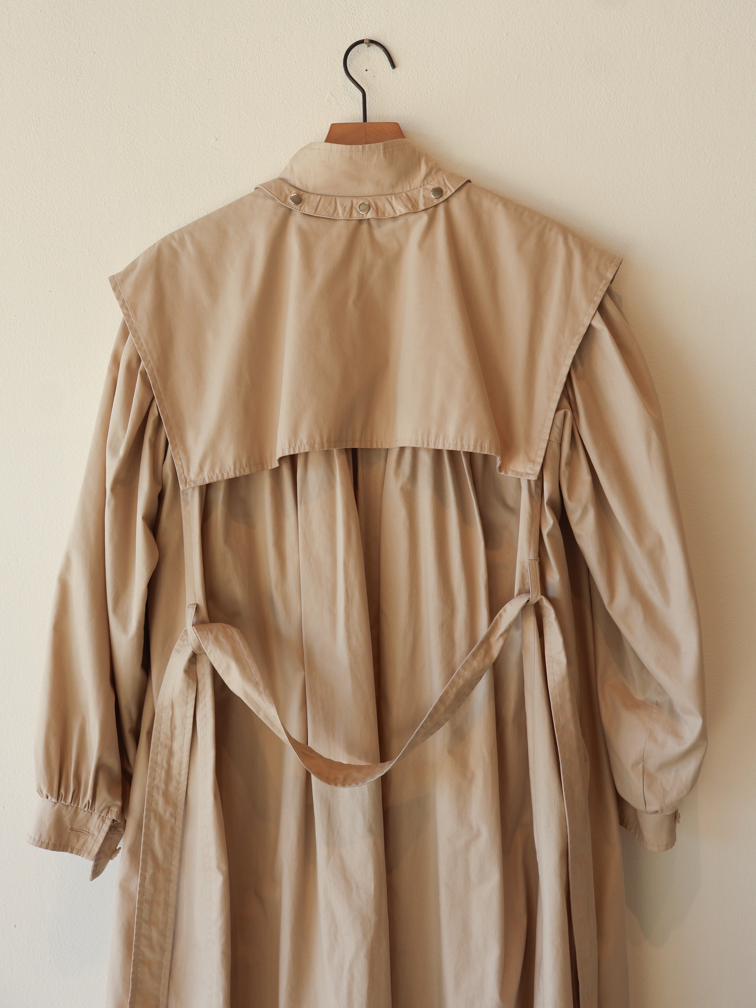Vintage Valentino Ecru Rain Trench