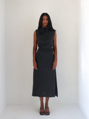 Charcoal Deora Sleeveless Sweater