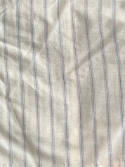 Deiji Studios Stripe Ruffle Button Top
