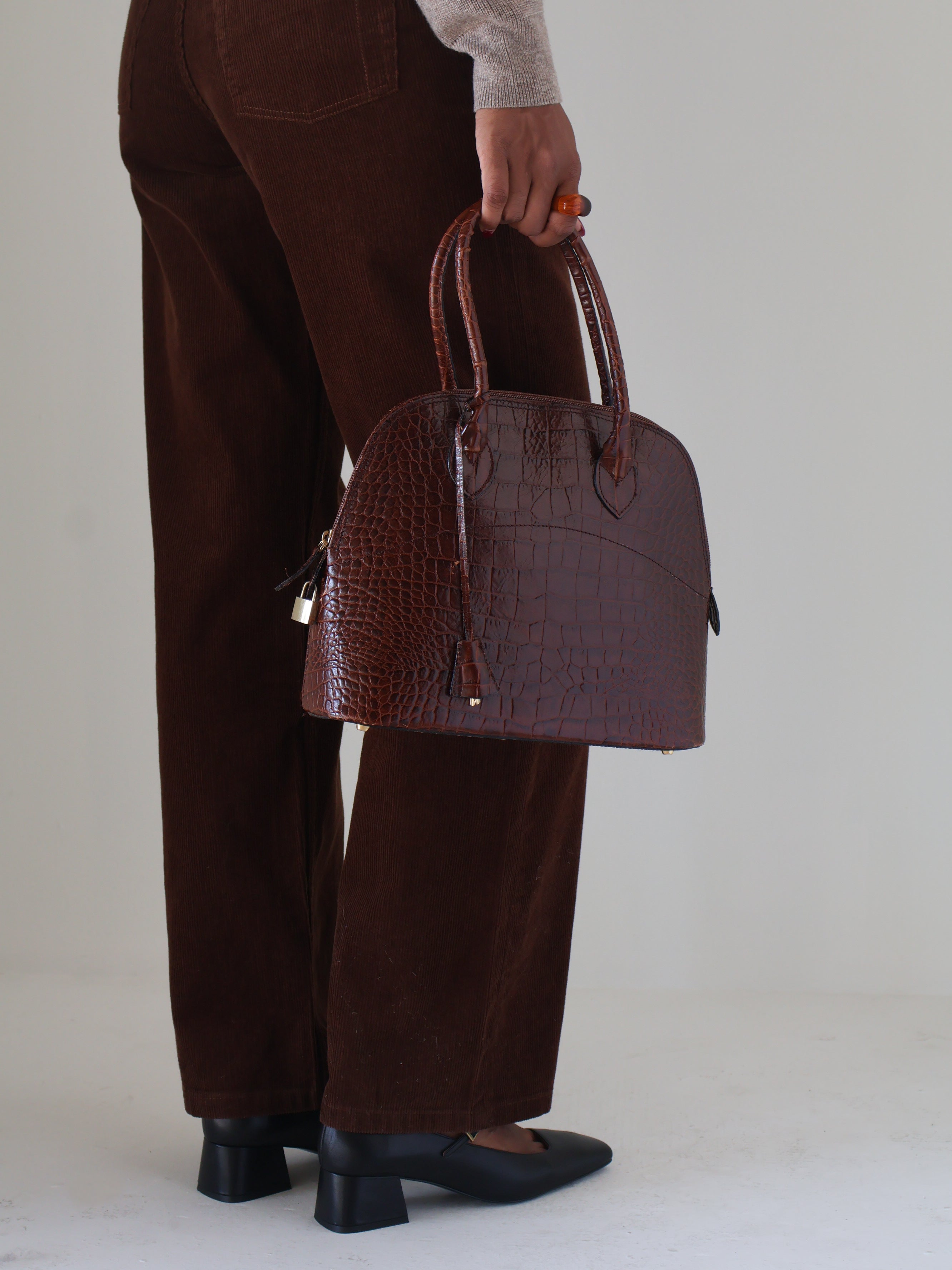 Still Here Everyday Jeans in Chocolate Corduroy