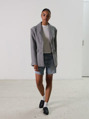 Gray Tweed Galilea Blazer