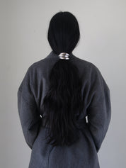 Silver Triple Arch Metal Hair Tie