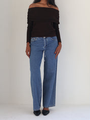 Still Here Cool Pants in Classic Blue