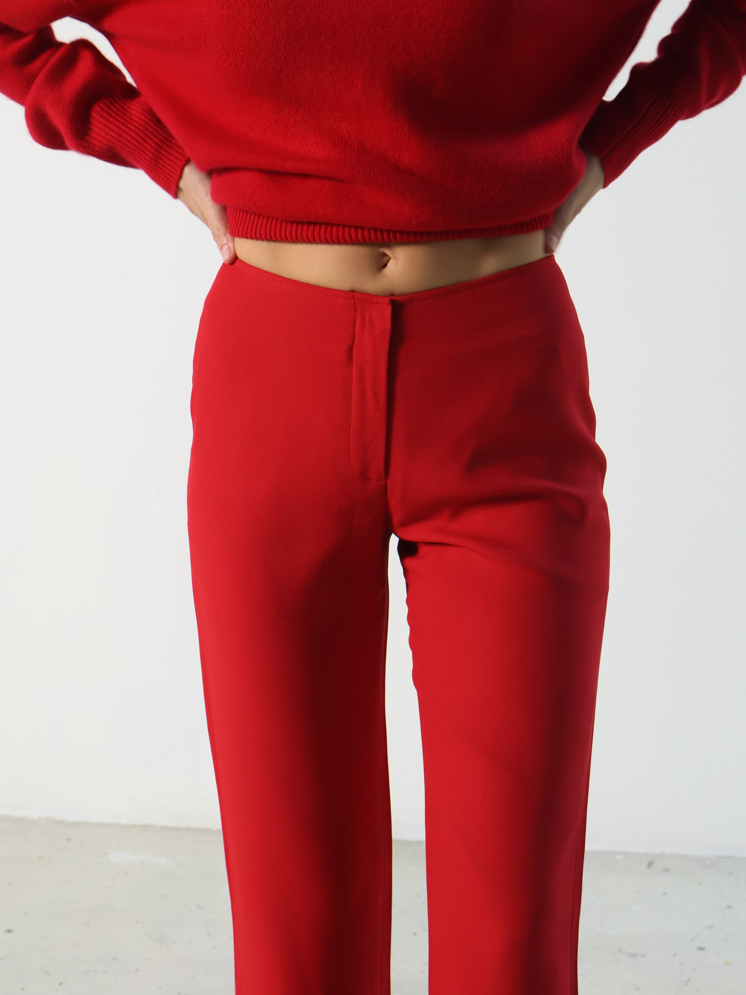 Vintage Taiga Paris Red Pants