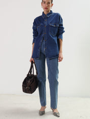 Gianna Denim Button Up Shirt