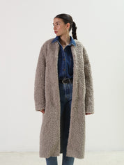 Rue Sophie Taupe Jehanne Coat