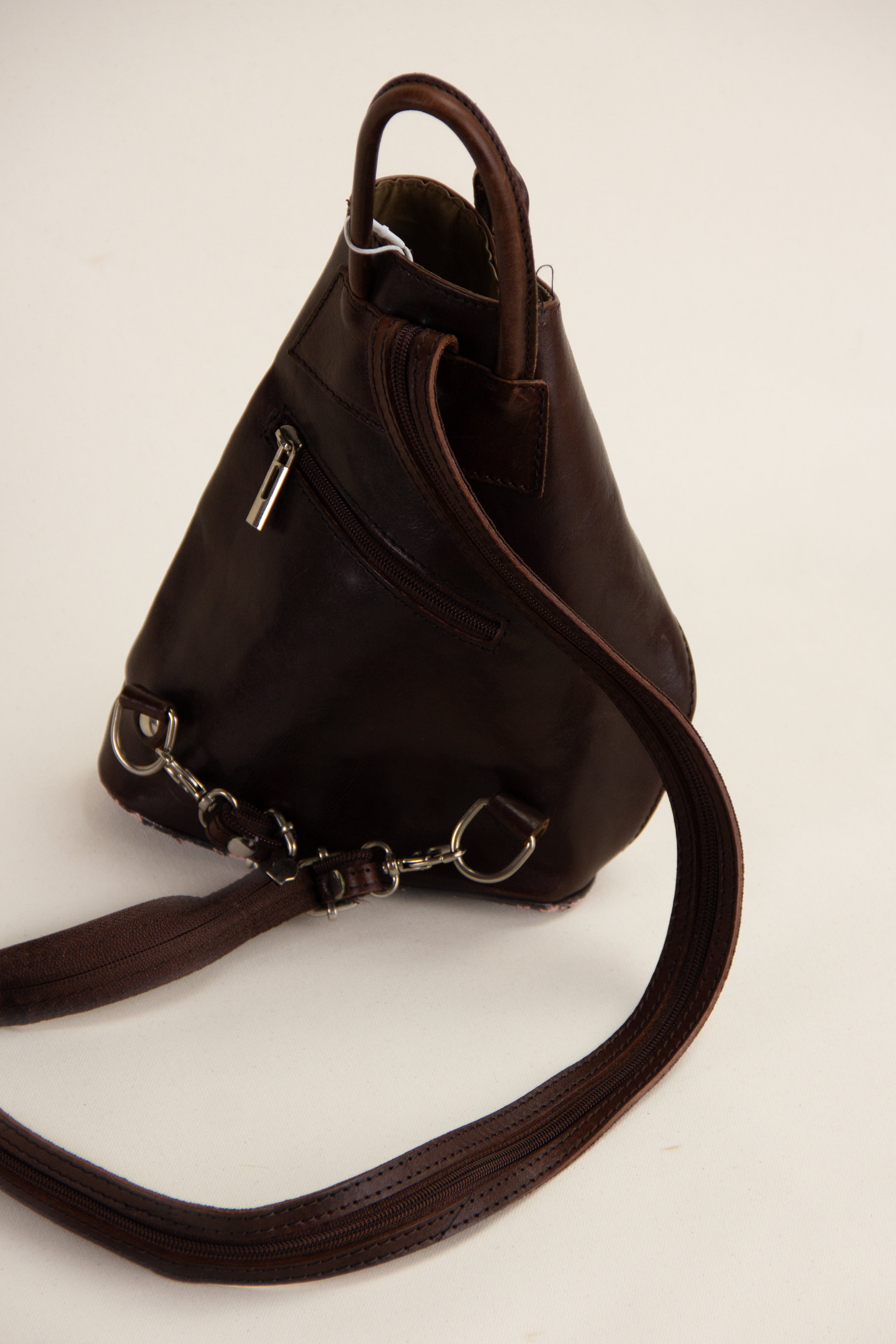 Vintage Vera Pelle Leather Backpack