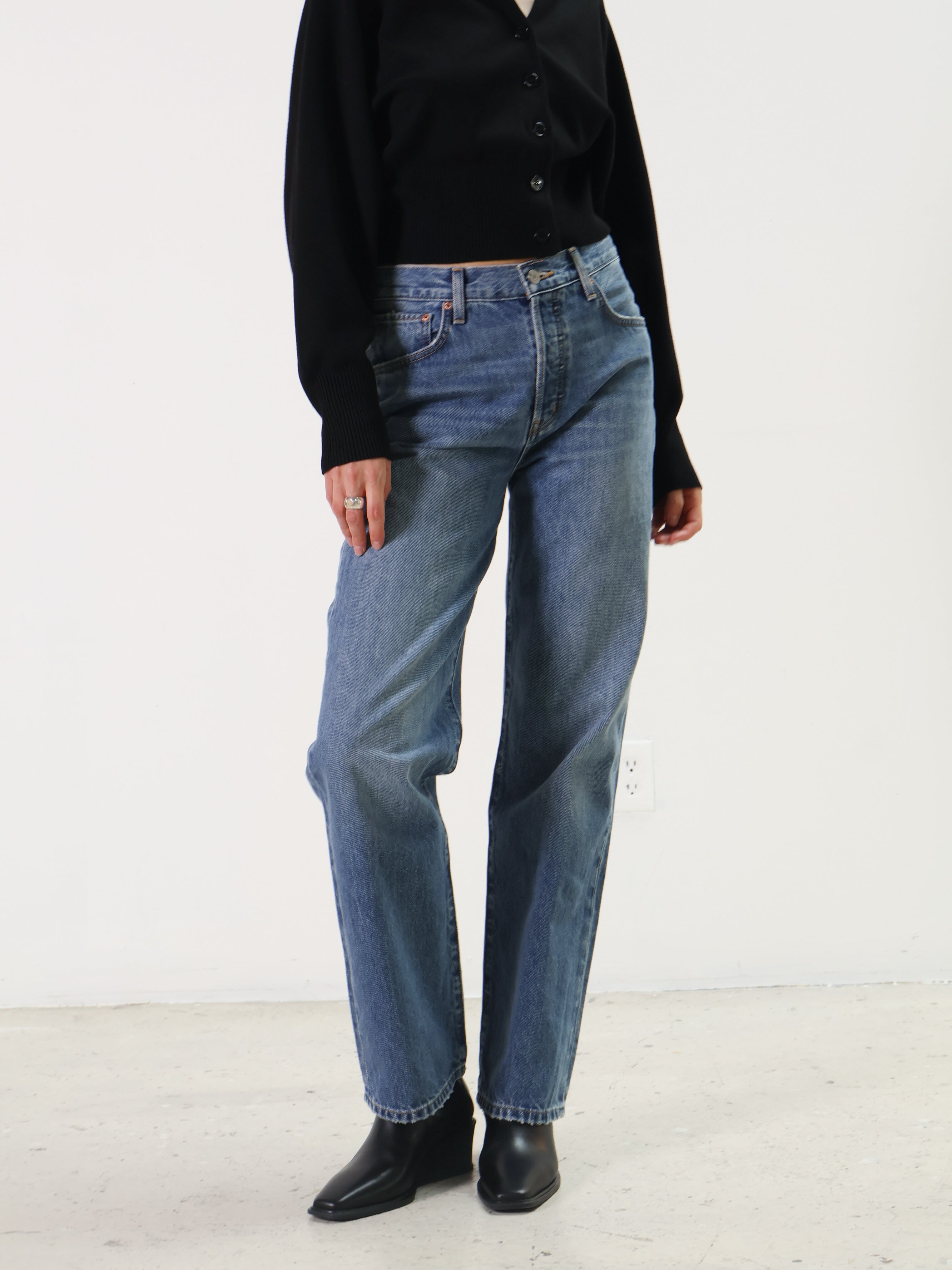 ÉTICA Basalt Altin Loose Fit Denim