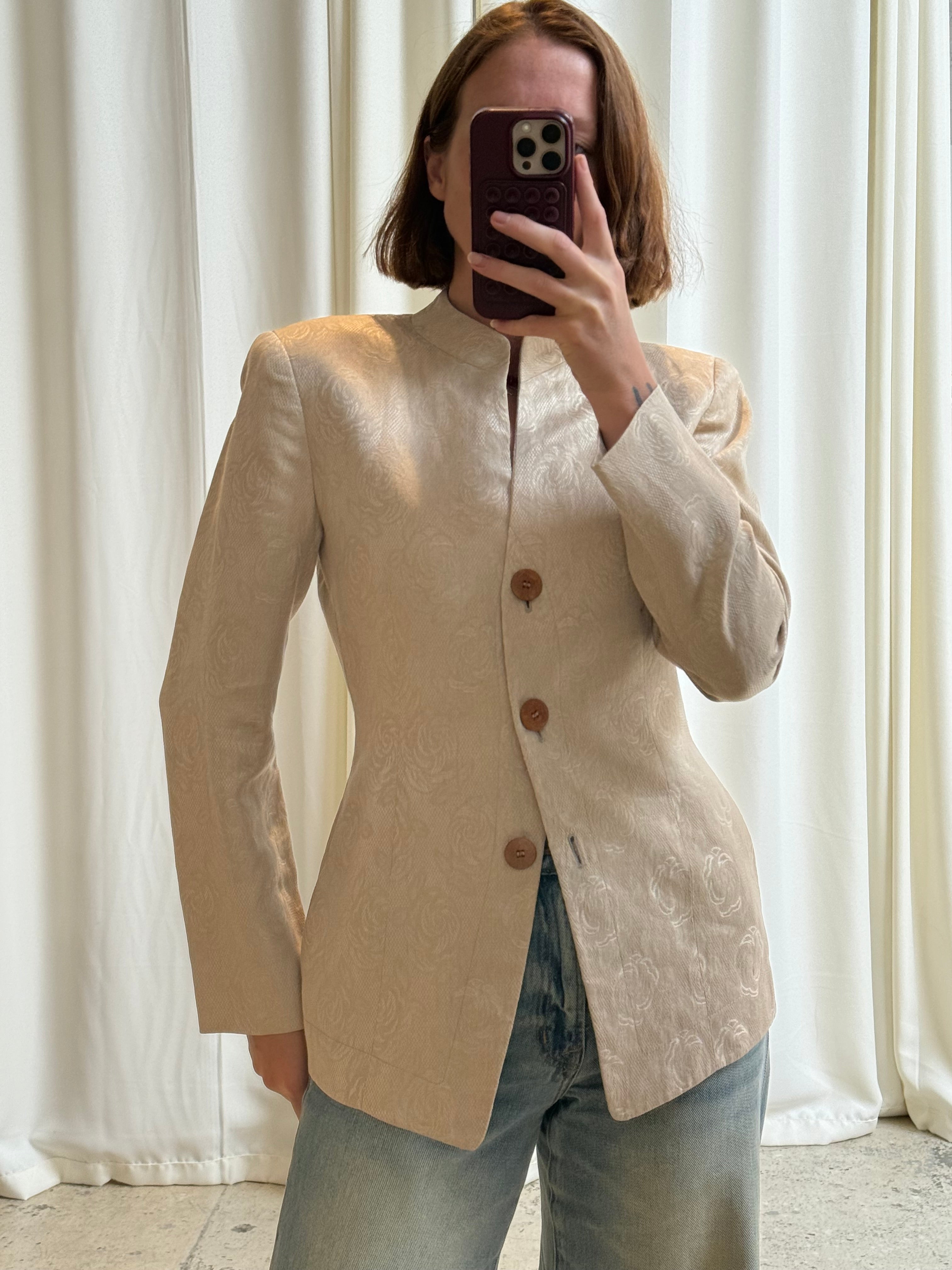 Vintage Giorgio Armani Floral Brocade Jacket