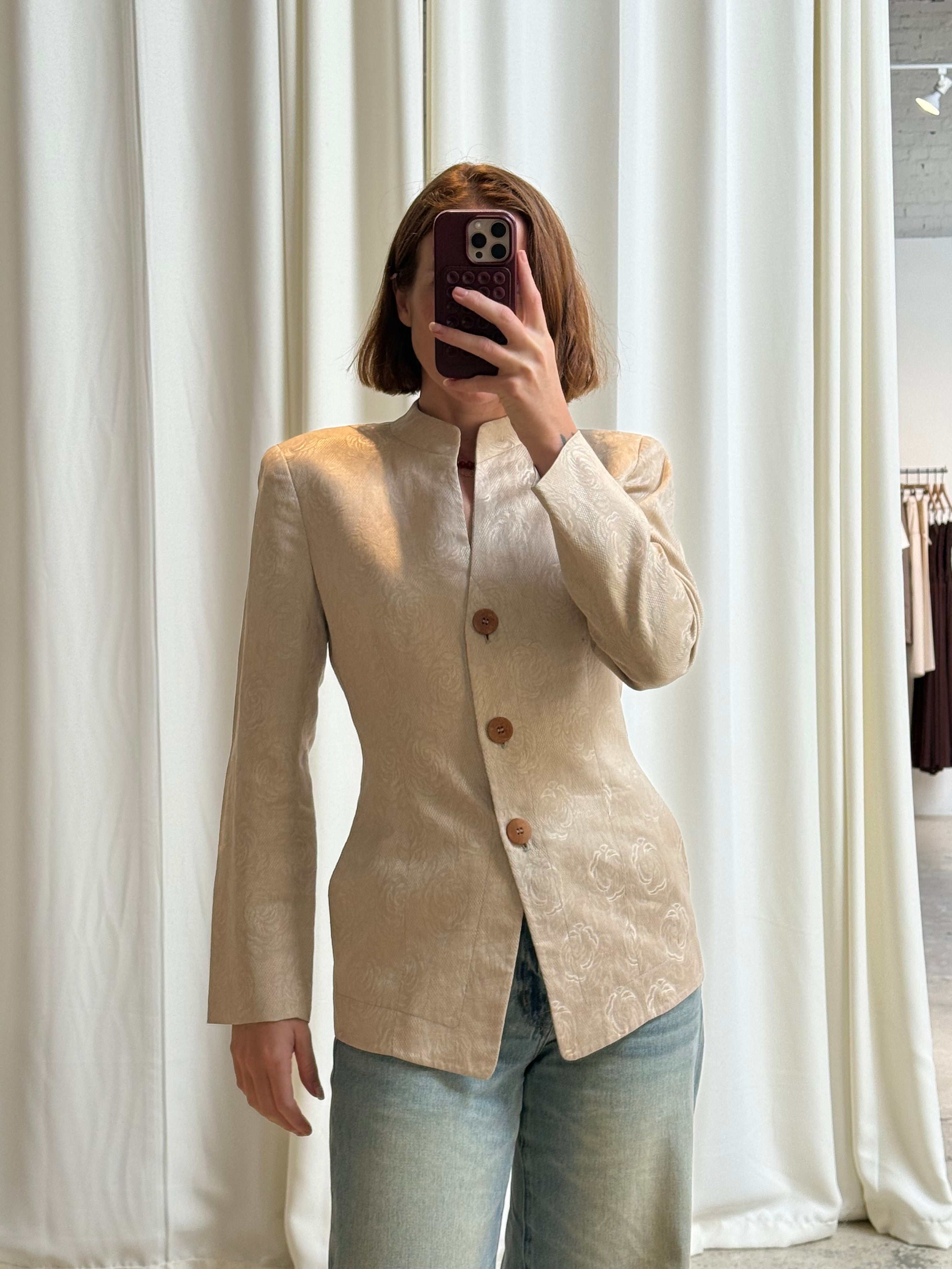 Vintage Giorgio Armani Floral Brocade Jacket