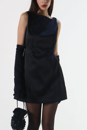 Black Alisanne Mini Dress