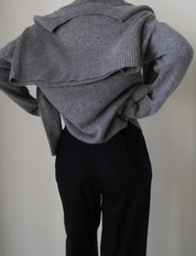 Grey Remi Cashmere Sweater