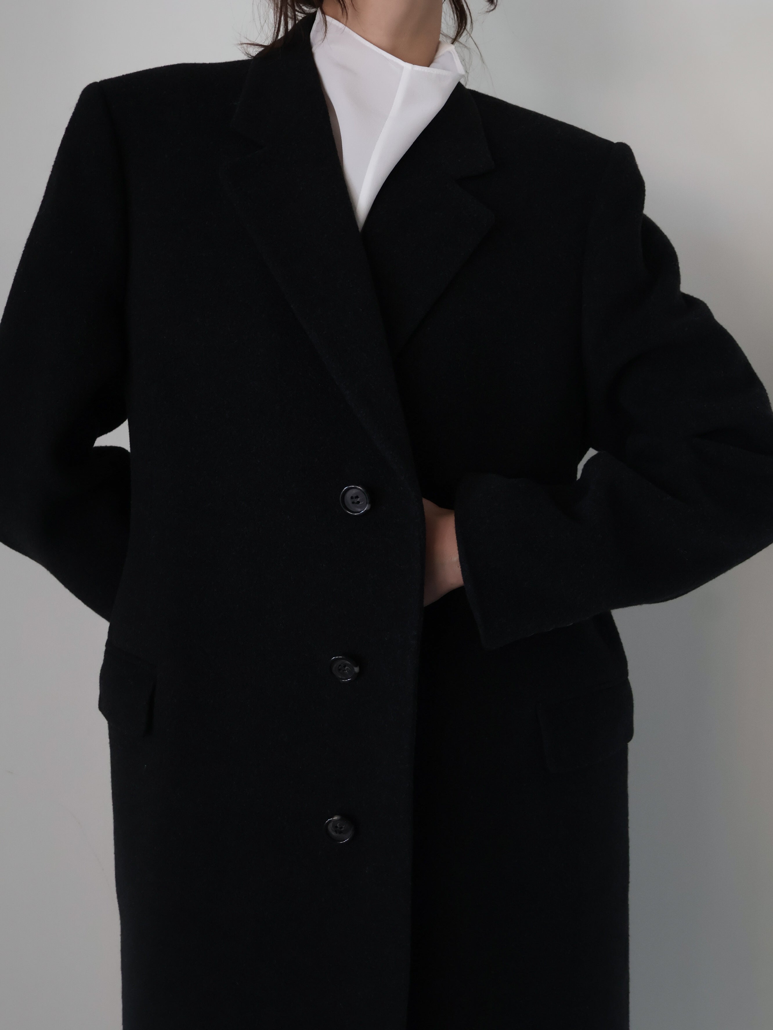 Vintage Bill Blass Cashmere Overcoat