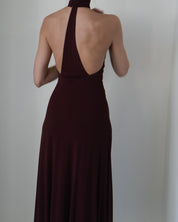 Bec + Bridge Deep Plum Cassian Racerback Dress