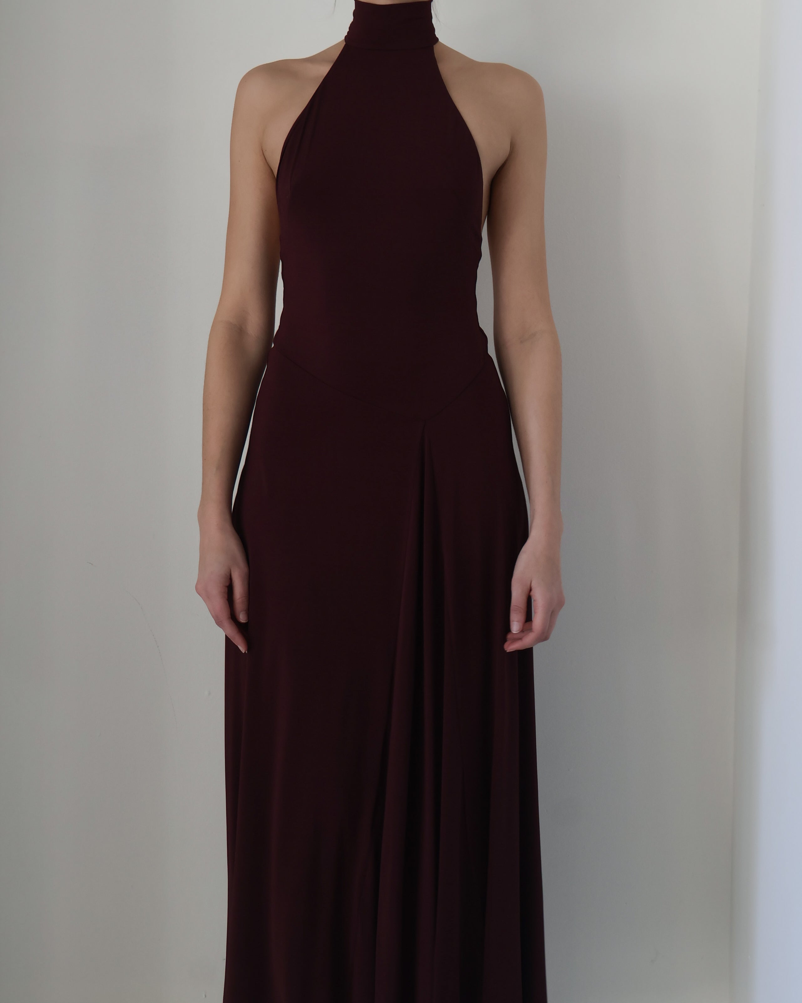 Bec + Bridge Deep Plum Cassian Racerback Dress