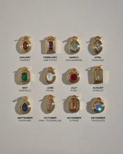 Monroe Gold Birthstone Charms