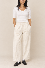 Le Bon Shoppe Ecru Gardener's Pants