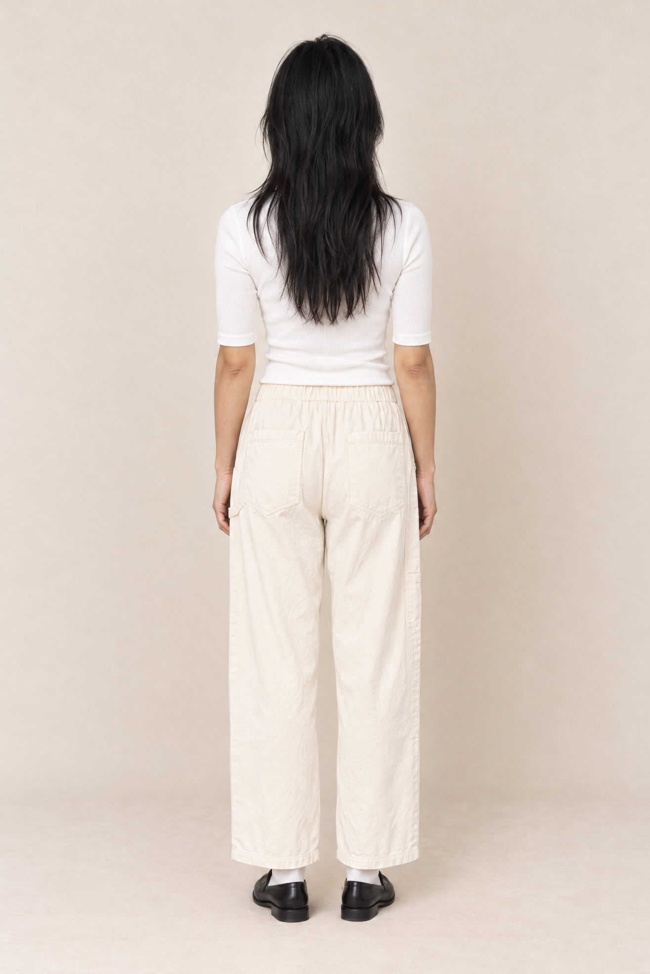 Le Bon Shoppe Ecru Gardener's Pants