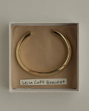 Mod + Jo Gold Leila Dome Cuff Bracelet