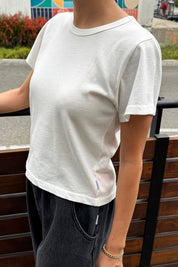 Le Bon Shoppe Little Boy Tee in Vintage White