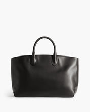 Flattered Black Leather Lola Tote